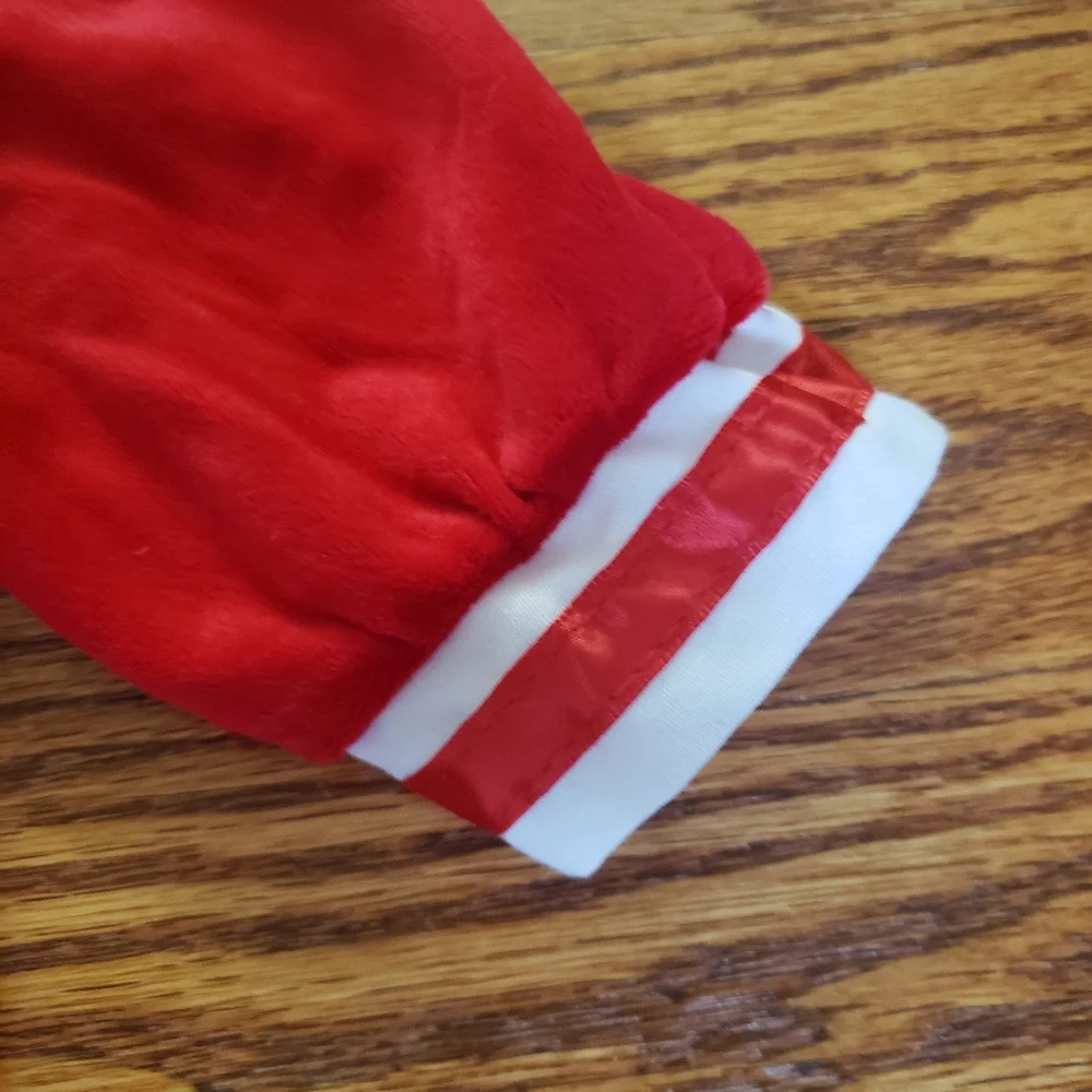 Vintage Lightning Bug Red Holiday Velour Outfit